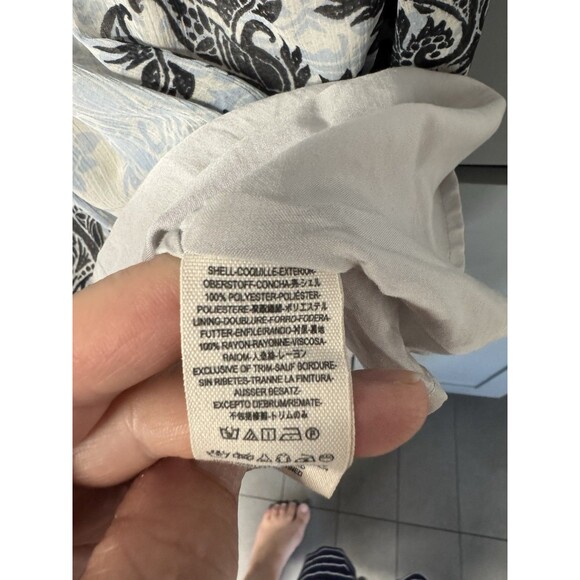 Free People Gray‎ Floral Mini Dress Sz Medium Penny Lover Cold Shoulder  Chiffon - Picture 15 of 15